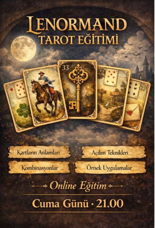 Lenormand Tarot Eğitimi – 27 Mart 2026