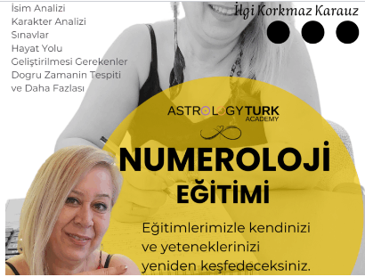 Numeroloji Eğitimi – 18 Aralık Perşembe (Temel ve Orta Seviye)
