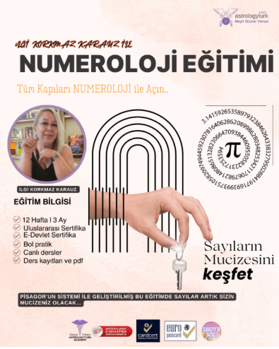 Numeroloji Eğitimi – 19 Mayıs Pazartesi (Temel ve Orta Seviye)